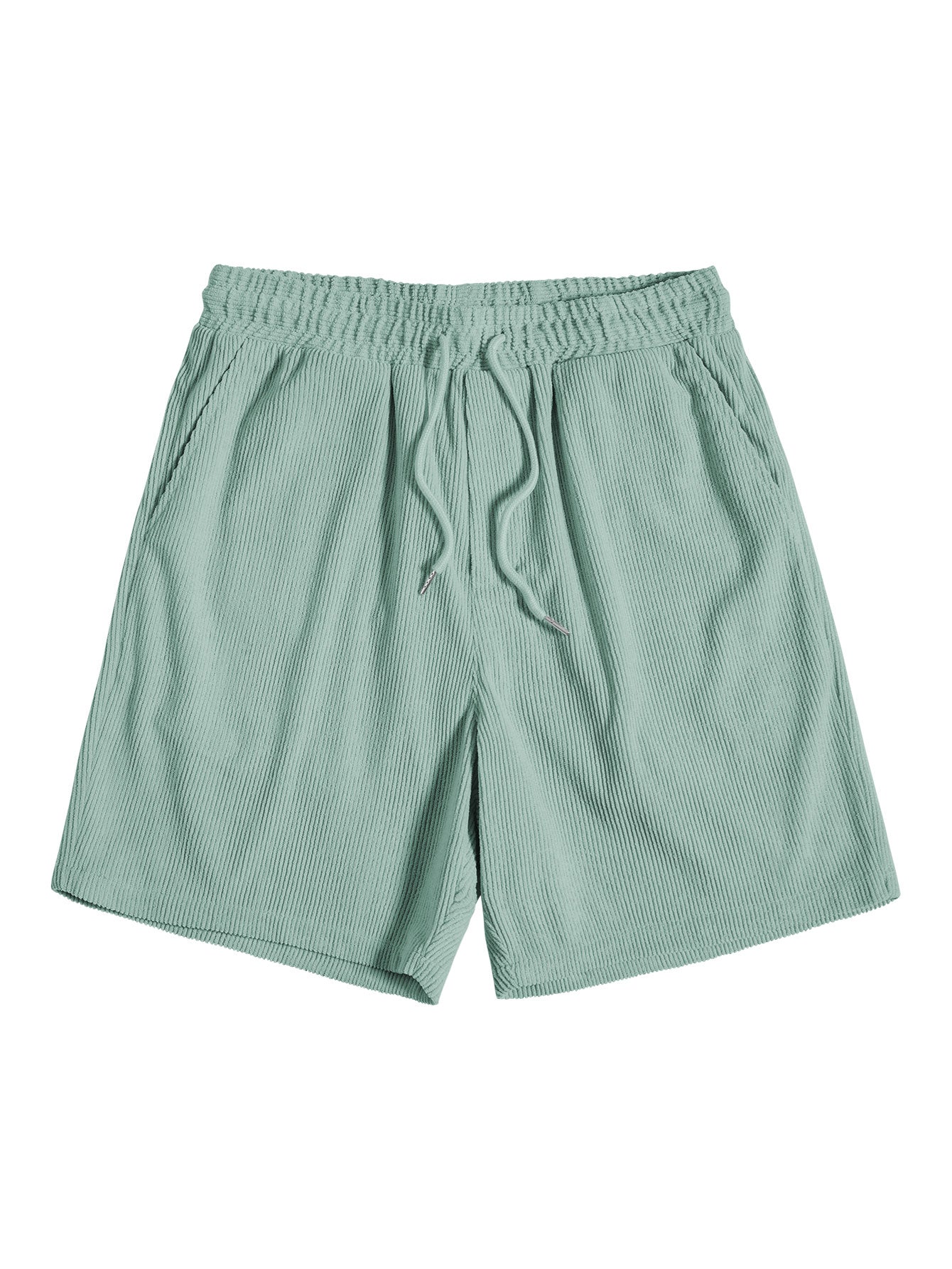 Image of Aiden | Men's Button-Down Short Sleeve Shirt and Drawstring Shorts Set