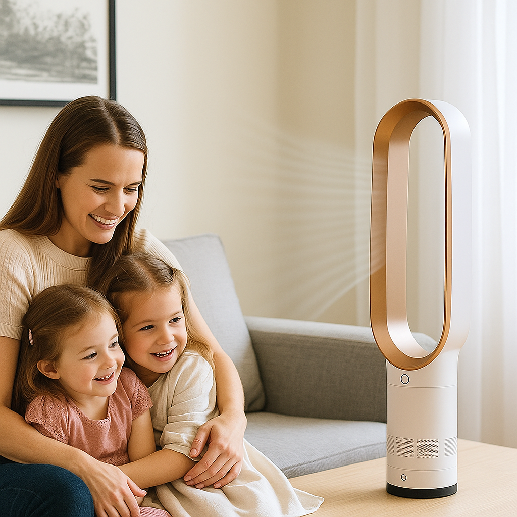 Air Blower/Fan Without Rotating Blades