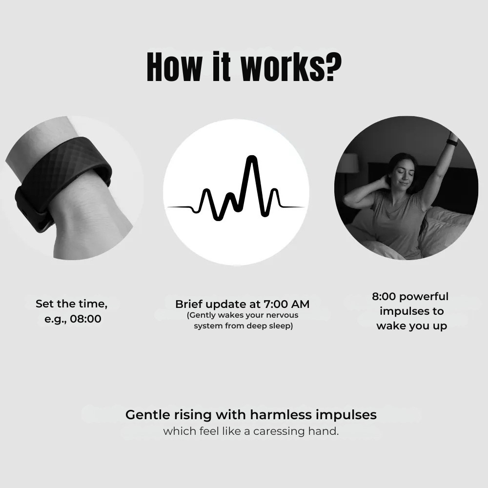 Alarm Clock | Silent Waking Without Sound | Adjustable Intensity | ProSleep