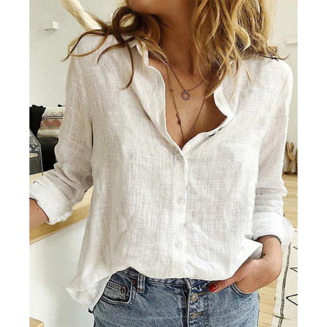 Image of Alice | Women's Button-Down Blouse Shirt
