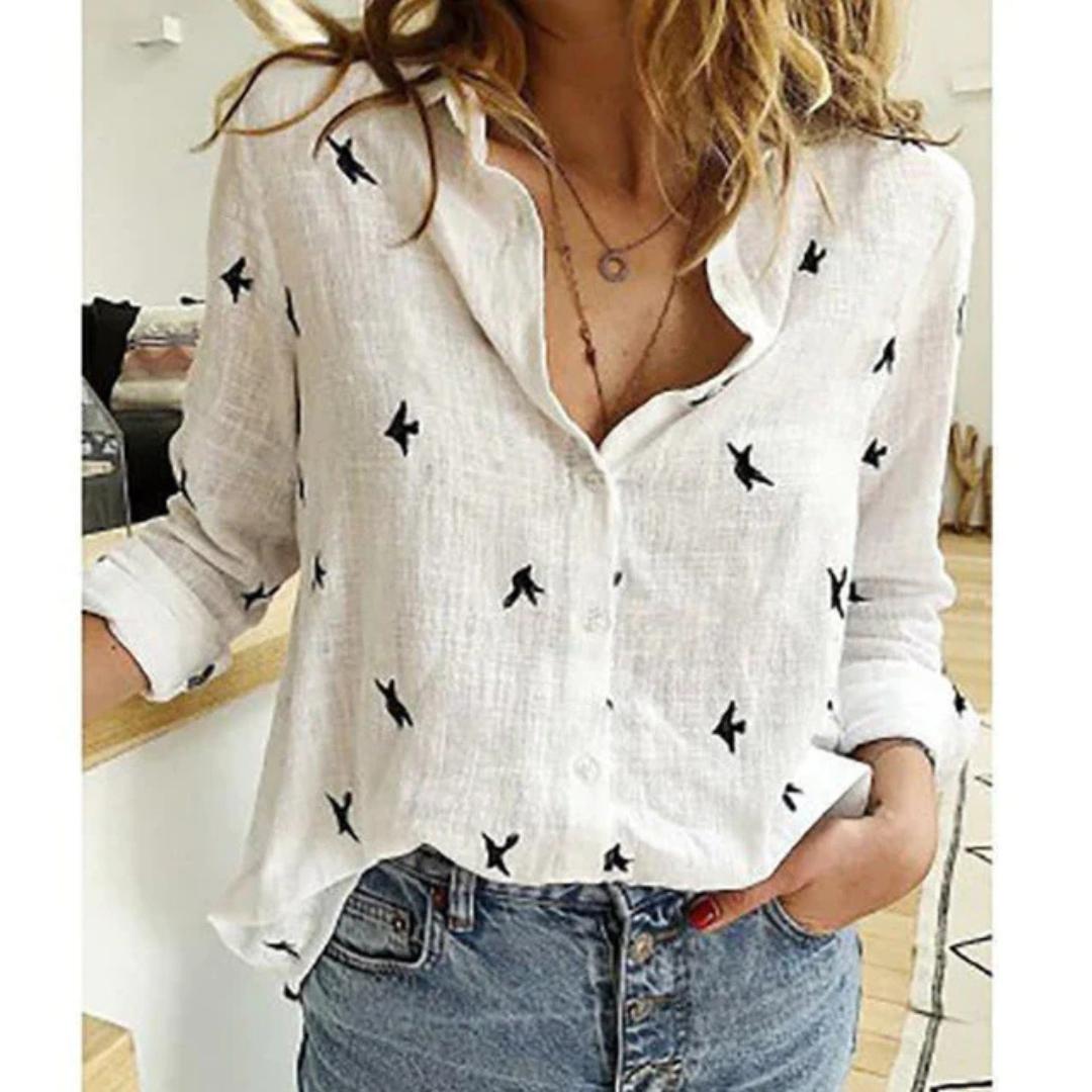 Image of Alice | Women's Button-Down Blouse Shirt