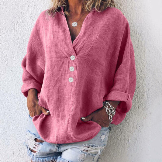 Image of Alyssa | Women's Button-Down Long Sleeve Blouse