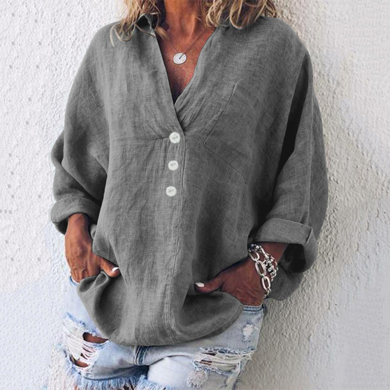 Image of Alyssa | Women's Button-Down Long Sleeve Blouse
