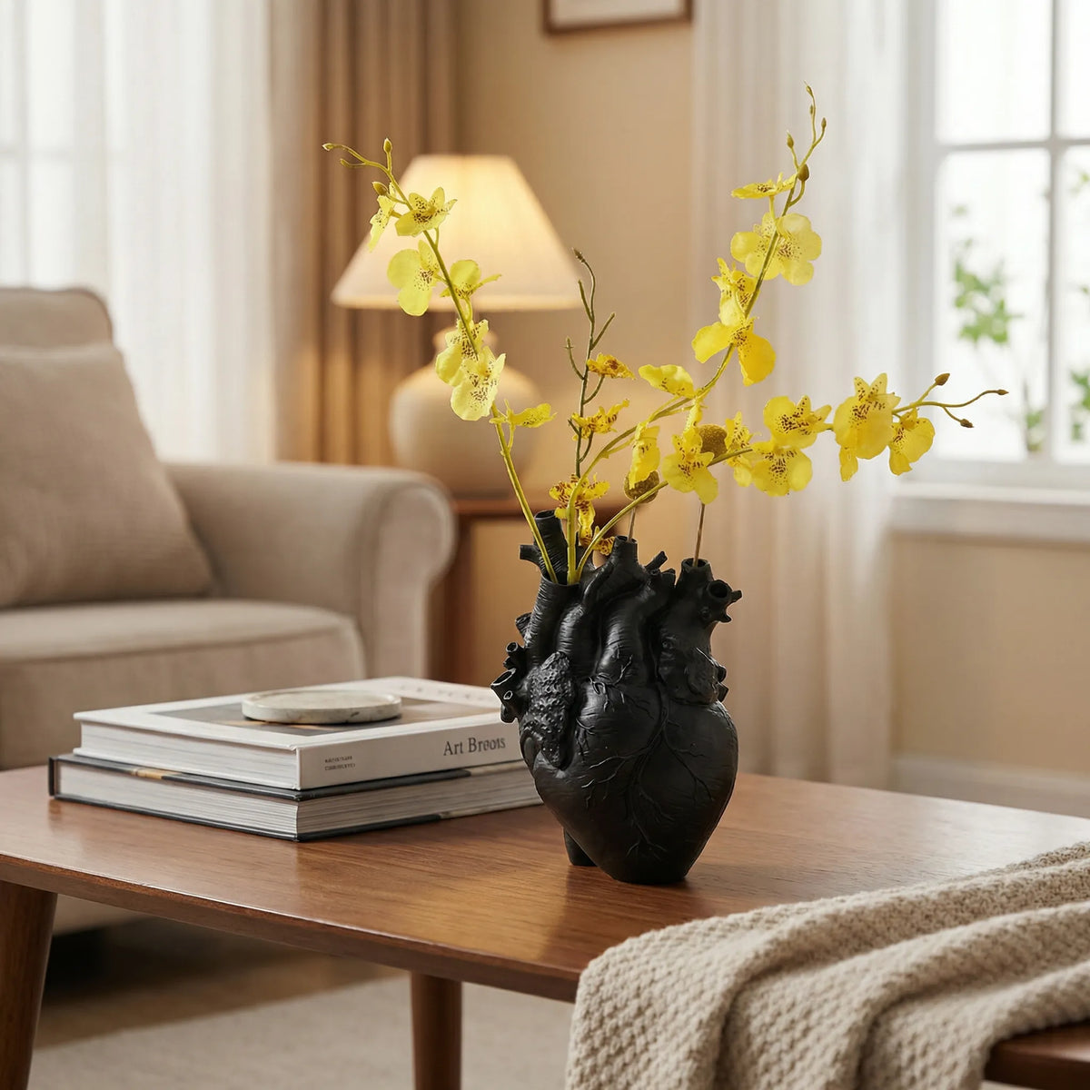 Anatomical Heart-Shaped Vase