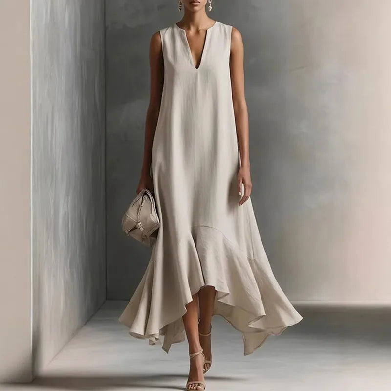 Andrea V Neck Flowy Sundress