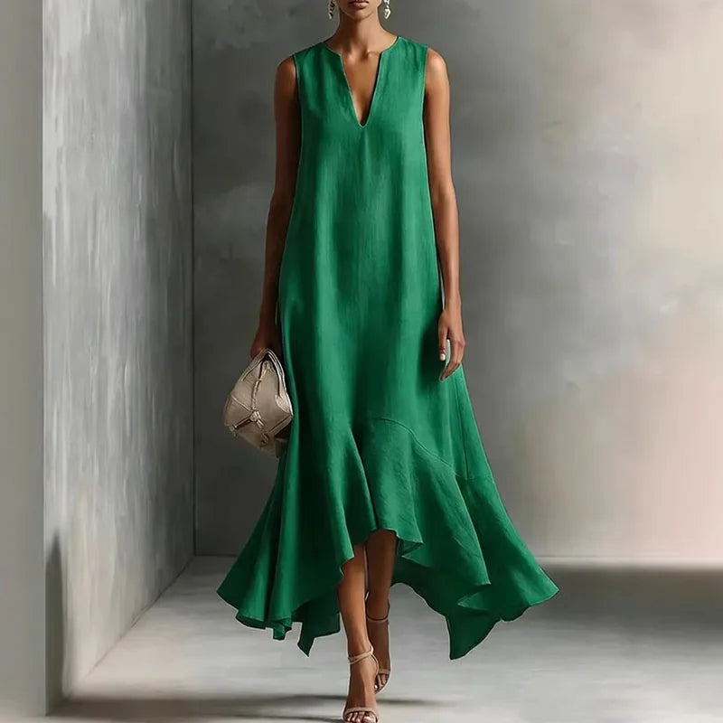 Andrea V Neck Flowy Sundress