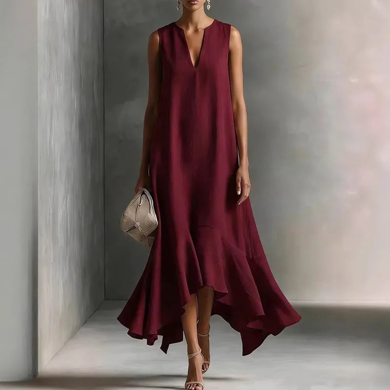 Andrea V Neck Flowy Sundress
