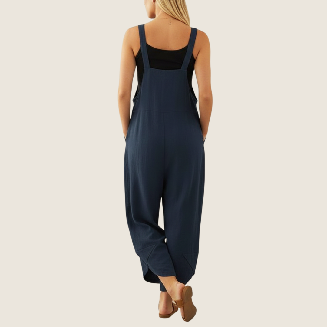 Image of Angie | Women's Wide Leg Casual Overalls