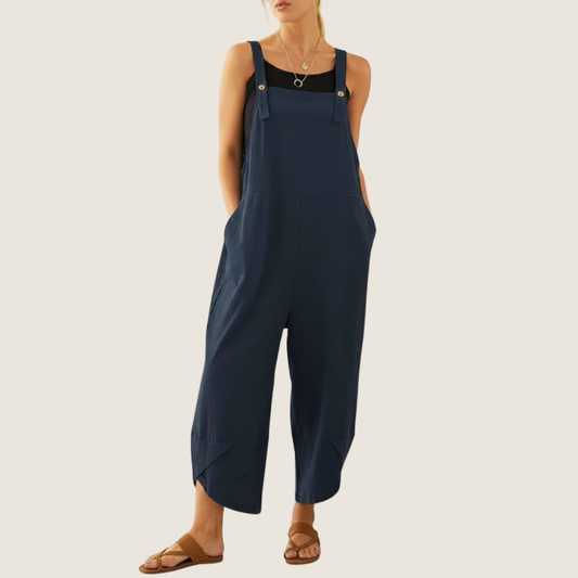 Image of Angie | Women's Wide Leg Casual Overalls