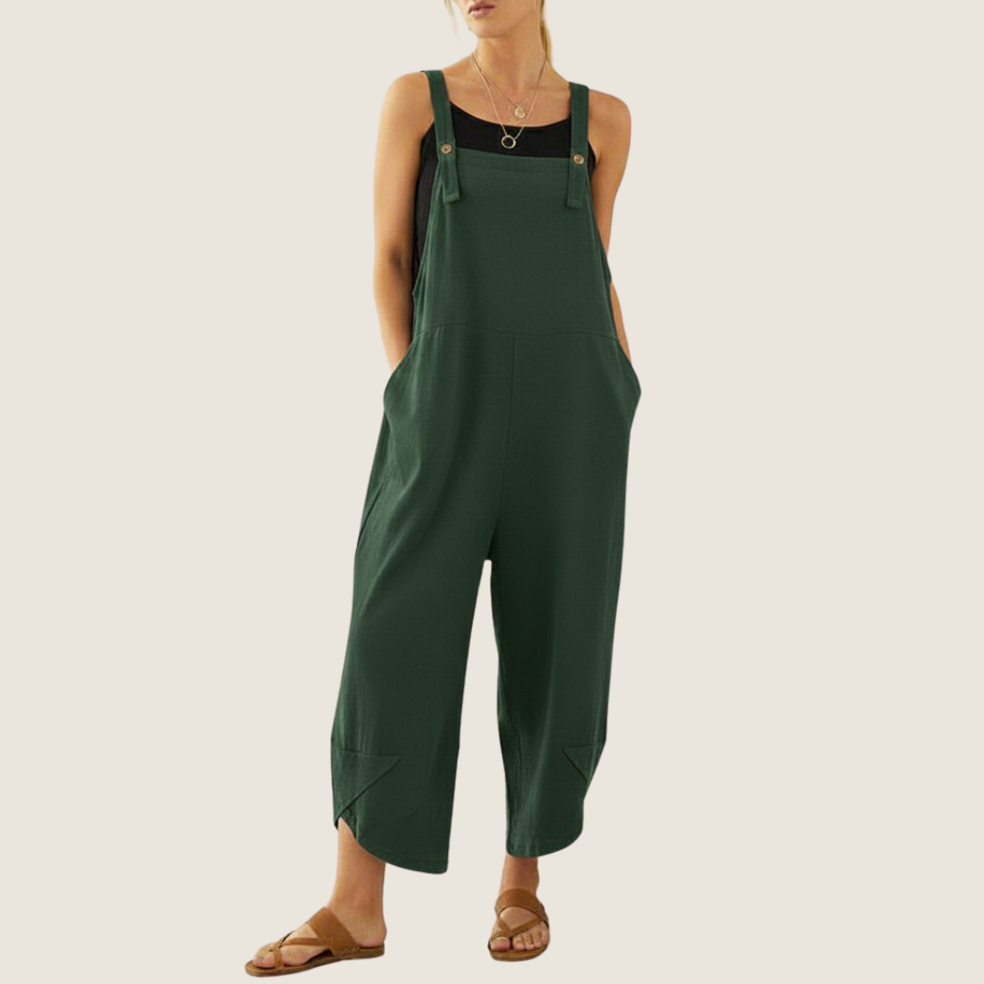 Image of Angie | Women's Wide Leg Casual Overalls