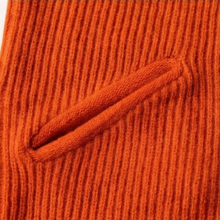 Image of Anne | Women's High Neck Sweater Midi Dress