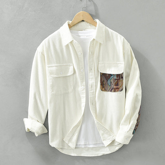 Image of Anthony | Men's Long Sleeve Corduroy Shirt