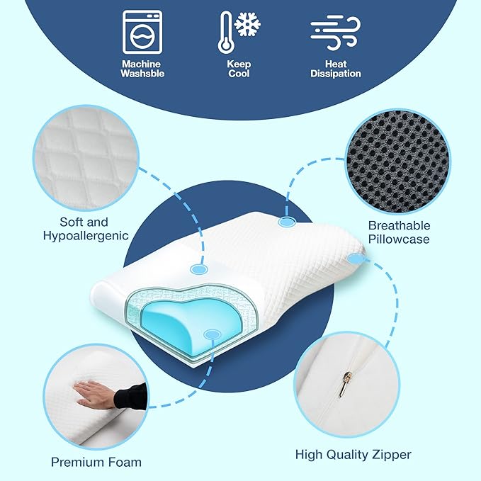 Anti-Snore Pillow for a Peaceful Night