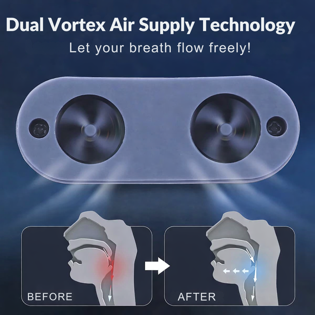 Anti-Snoring Nasal Device with Airflow | Compact Breathing Aid without Mask | USB Rechargeable | MicroBreath