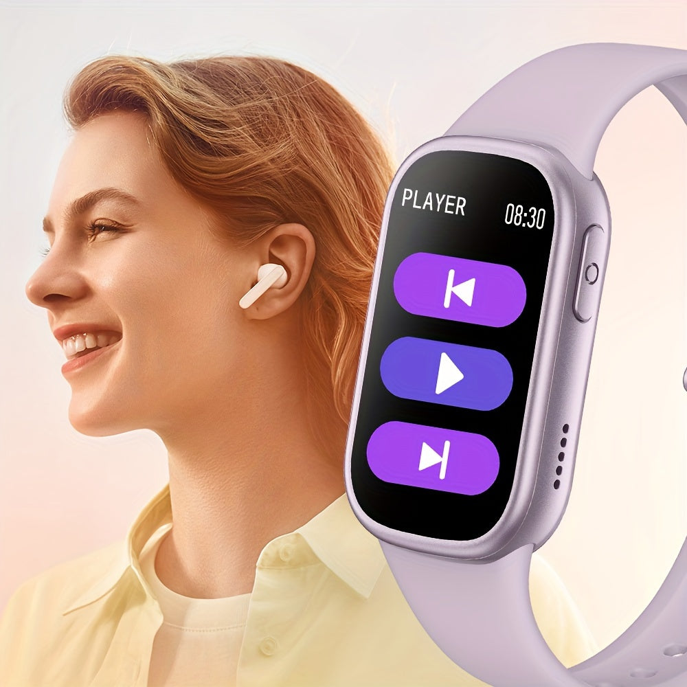 AquaFit Waterproof Smartwatch – Long Battery Life Fitness Tracker for Active Lifestyles