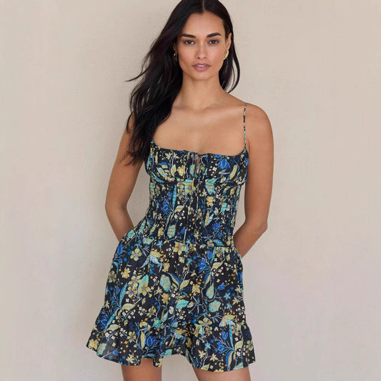 Image of Ariel | Women's Spaghetti Strap Mini Dress