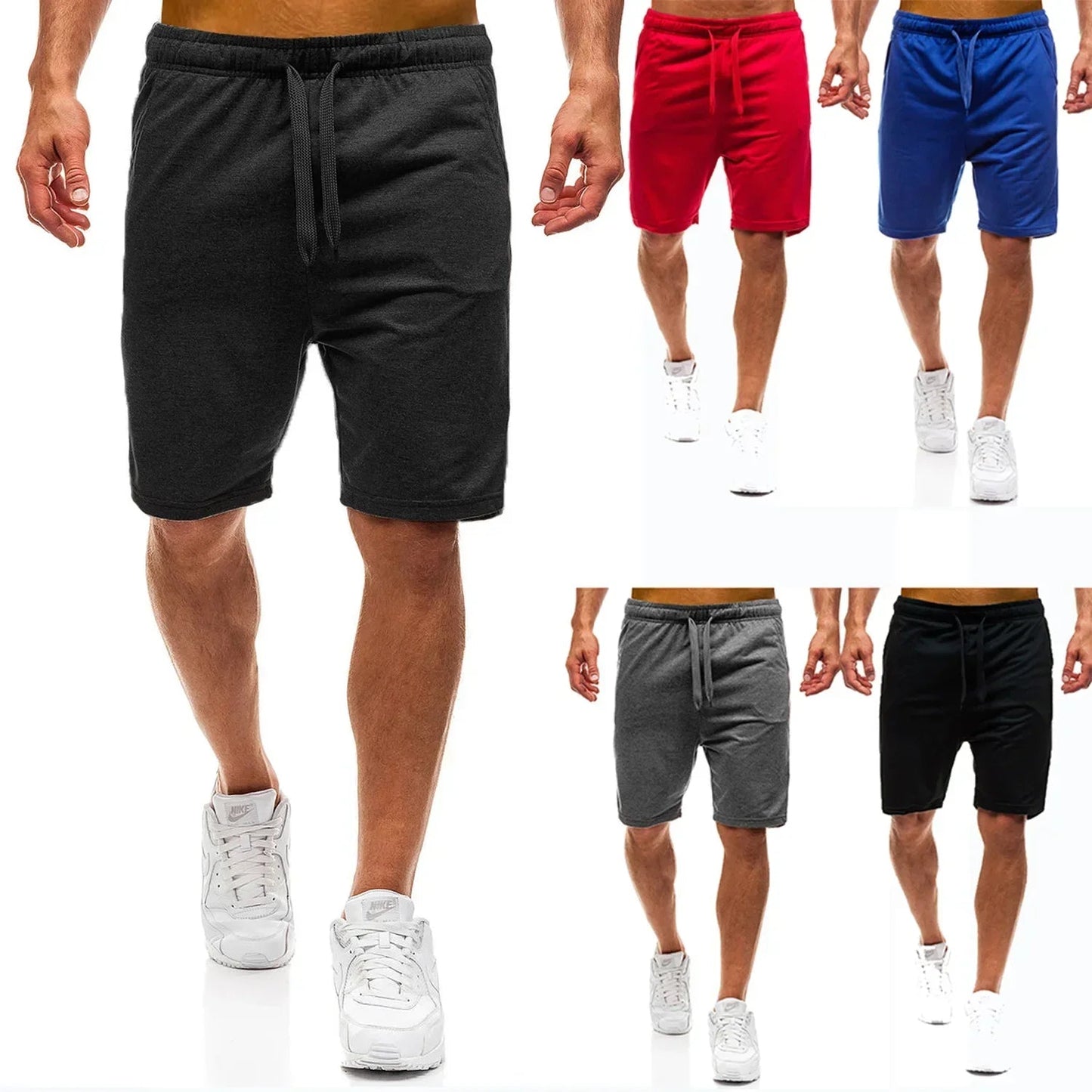 Image of Arthur | Men's Knee Length Drawstring Casual Shorts