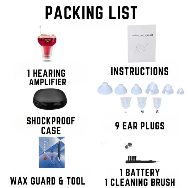 Audix Pro - Invisible Rechargeable Hearing Aids with Clarity
