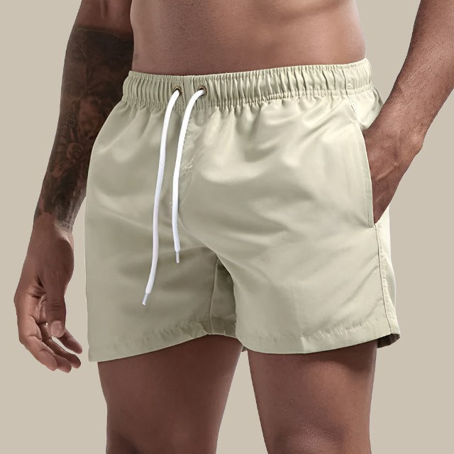 Image of Austin | Men's Drawstring Waist Swim Shorts