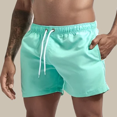 Image of Austin | Men's Drawstring Waist Swim Shorts