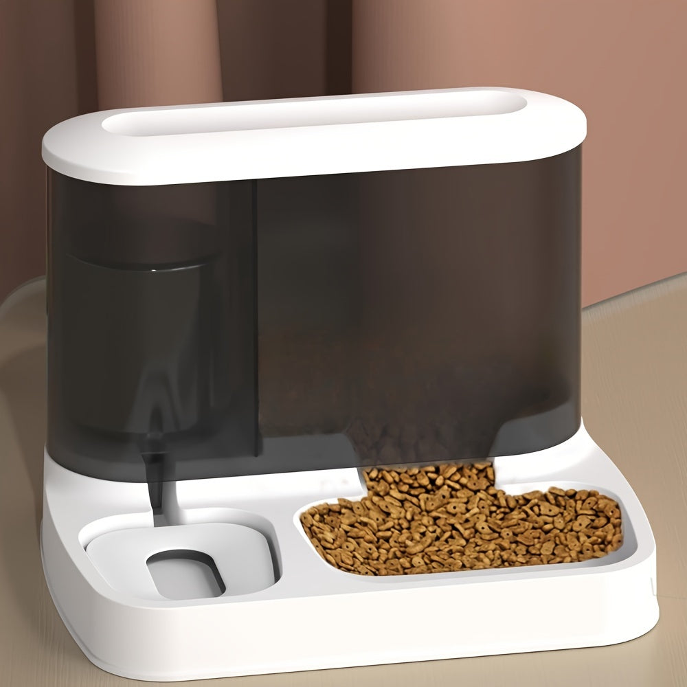 Automatic 2-in-1 Food and Water Dispenser for Cats and Small Dogs