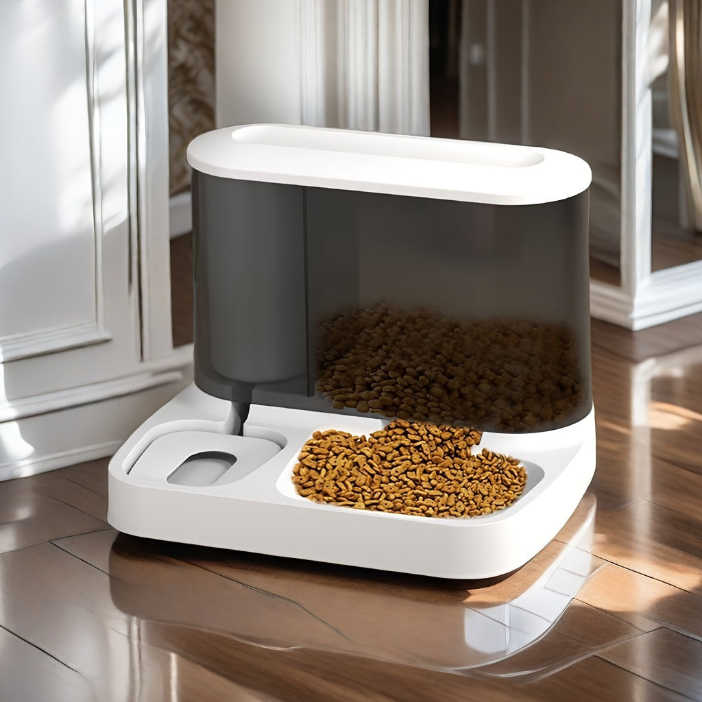 Automatic 2-in-1 Food and Water Dispenser for Cats and Small Dogs