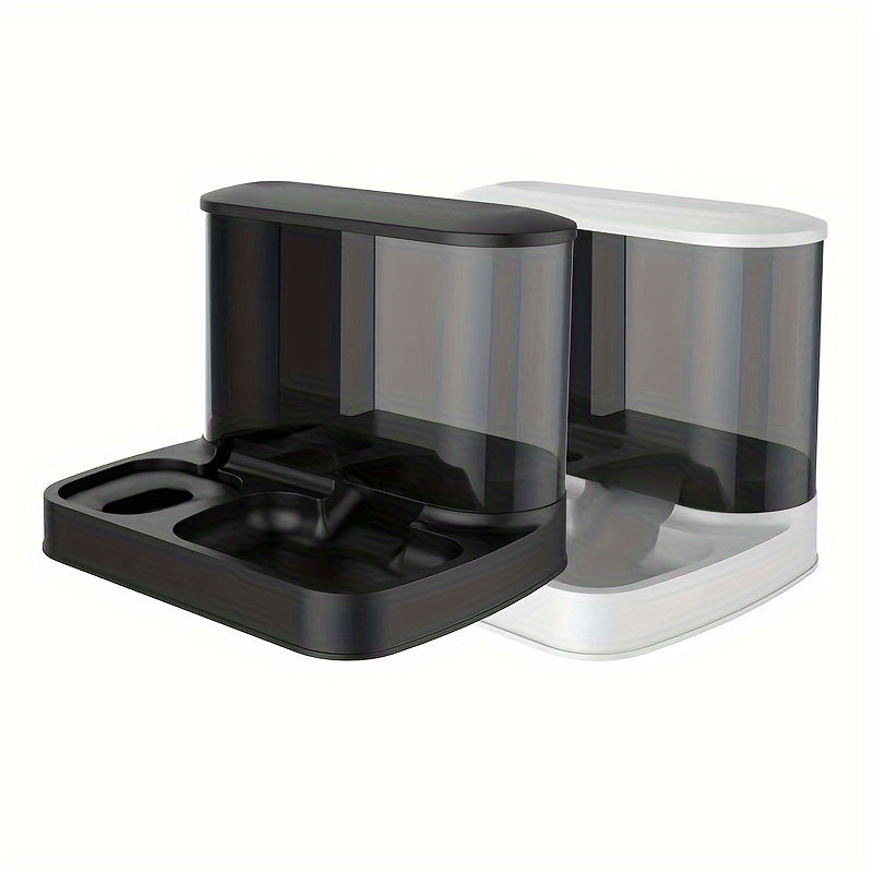 Automatic 2-in-1 Food and Water Dispenser for Cats and Small Dogs
