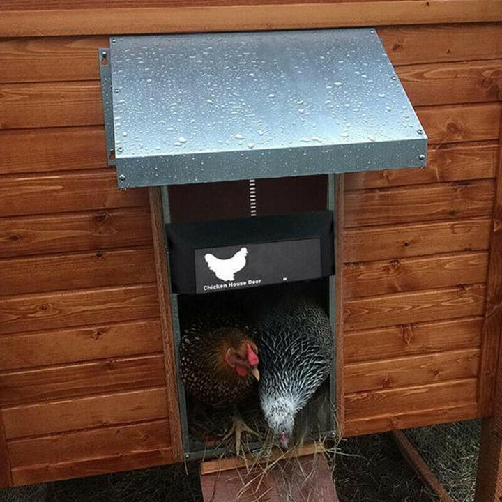 Automatic Chicken Coop Door with Light Sensor - Safe Housing