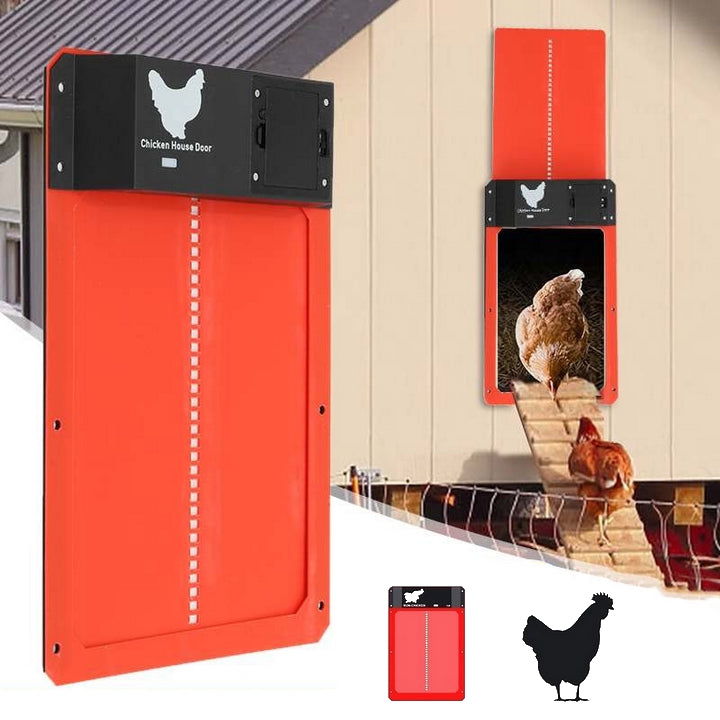 Automatic Chicken Coop Door with Light Sensor - Safe Housing