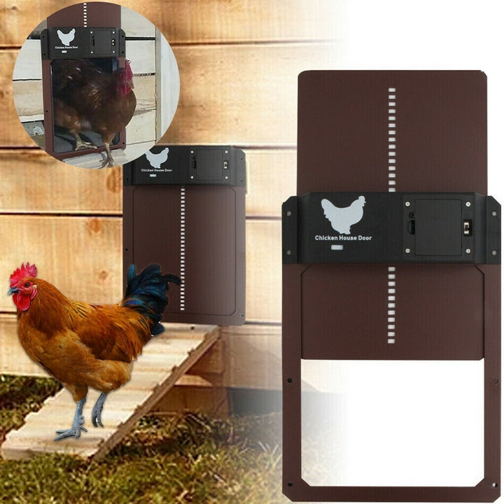 Automatic Chicken Coop Door with Light Sensor - Safe Housing