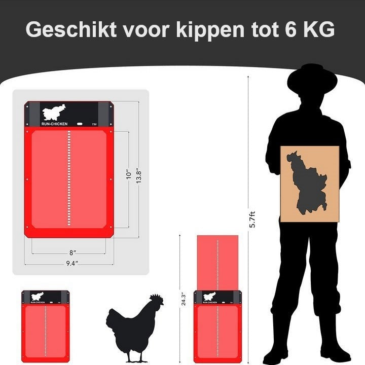 Automatic Chicken Coop Door with Light Sensor - Safe Housing