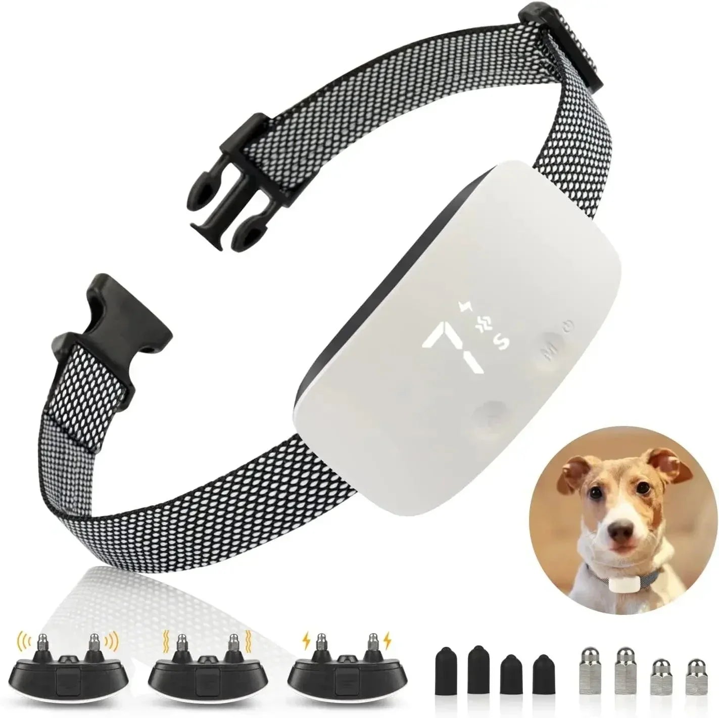 Automatic No-Bark Dog Collar - Rechargeable Waterproof Collar