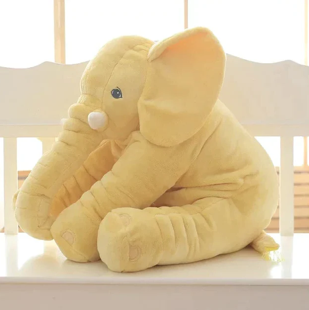 Baby's Soft Elephant Cuddle Buddy Plush Pillow