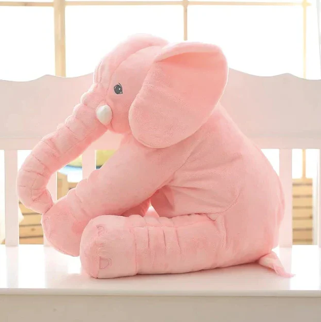 Baby's Soft Elephant Cuddle Buddy Plush Pillow