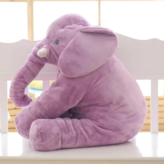 Baby's Soft Elephant Cuddle Buddy Plush Pillow