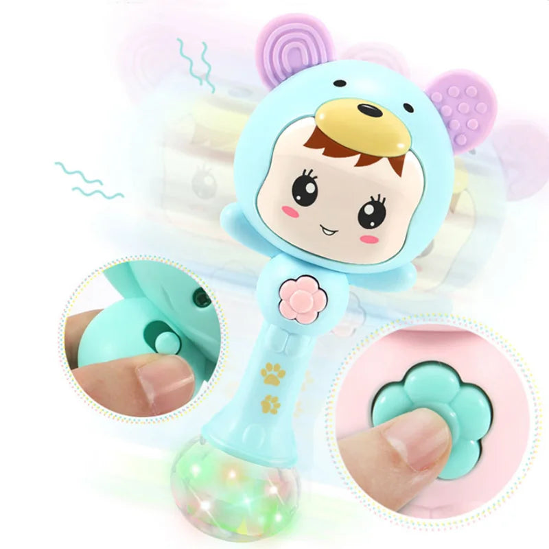 Baby Sensory LED Light & Sound Rattle Toy
