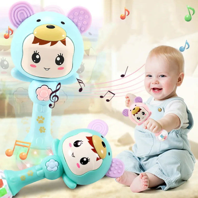 Baby Sensory LED Light & Sound Rattle Toy