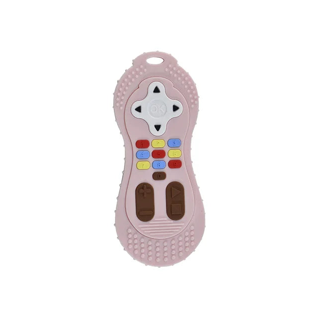 Baby Silicone Remote Control Teether for Soothing Gums