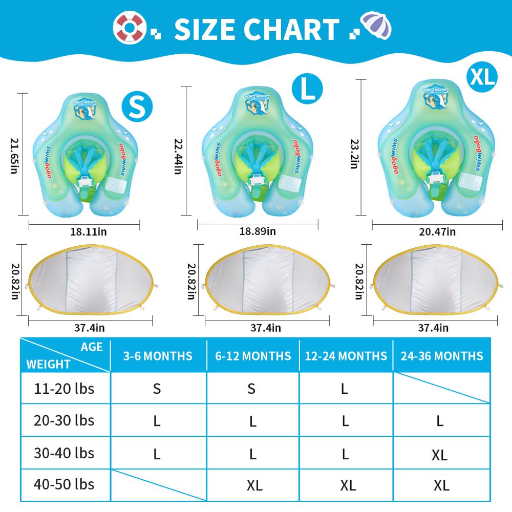 Baby Swim Float with Sun Protection – Safety and Fun in the Water