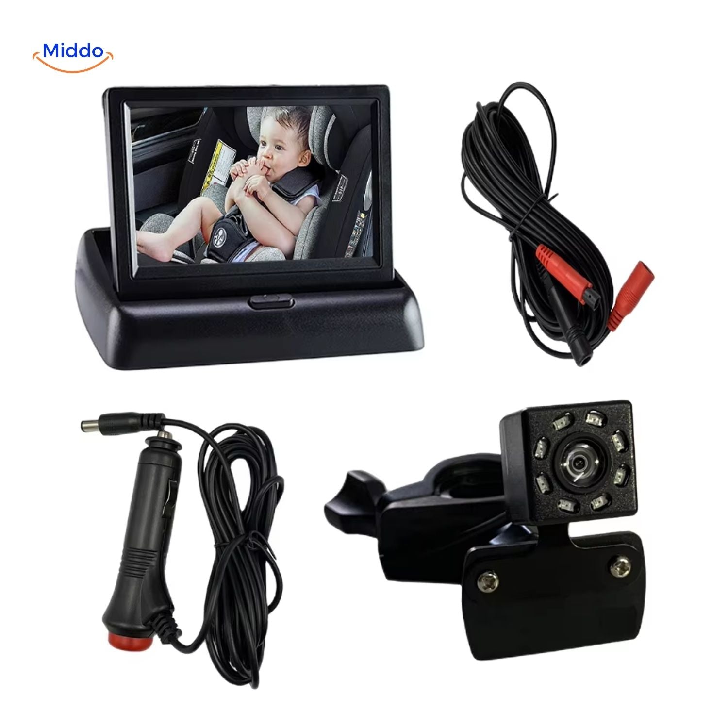 BabyGuard™ Car Camera | Safe and Clear View of Your Baby While Driving