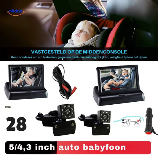 BabyGuard™ Car Camera | Safe and Clear View of Your Baby While Driving