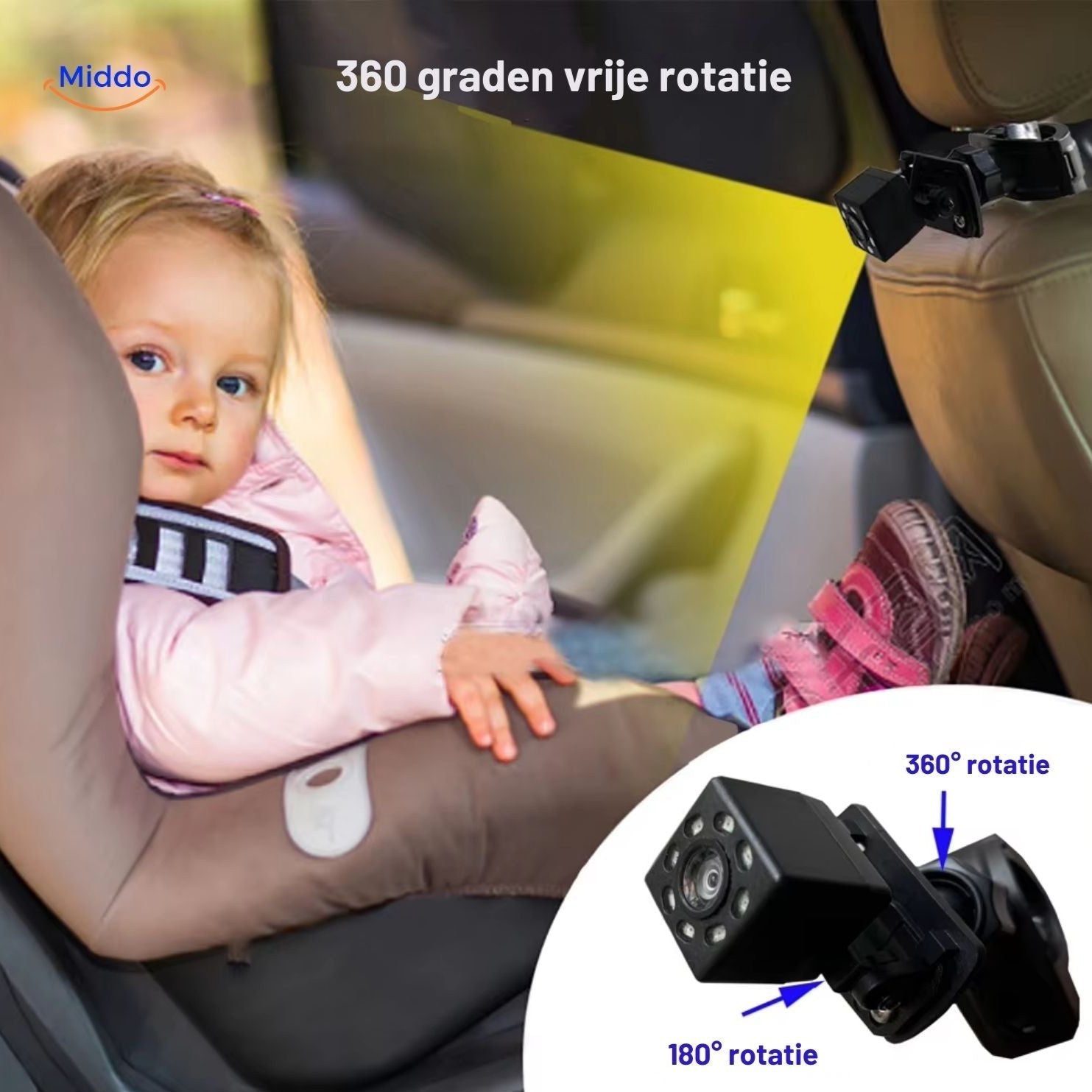 BabyGuard™ Car Camera | Safe and Clear View of Your Baby While Driving