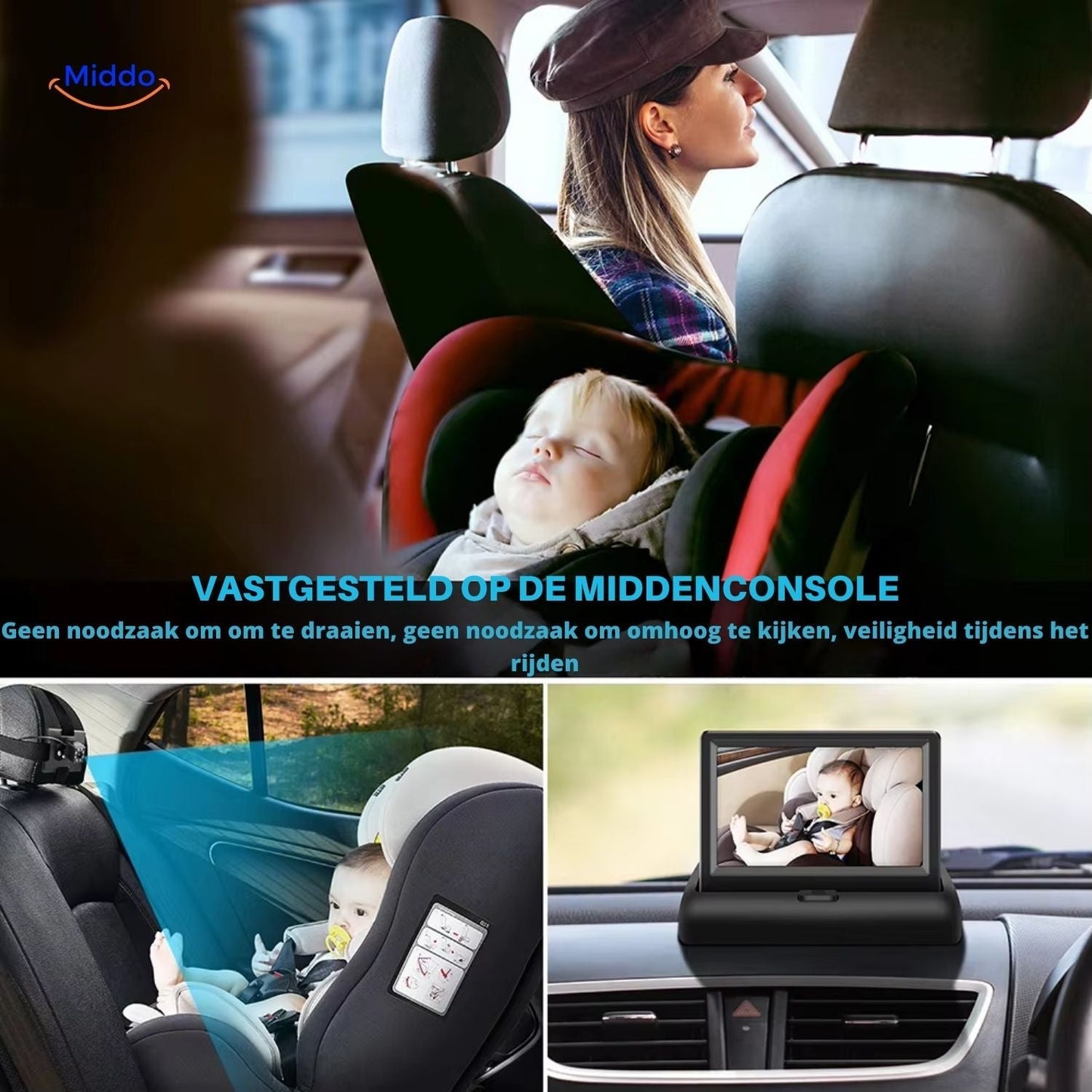 BabyGuard™ Car Camera | Safe and Clear View of Your Baby While Driving