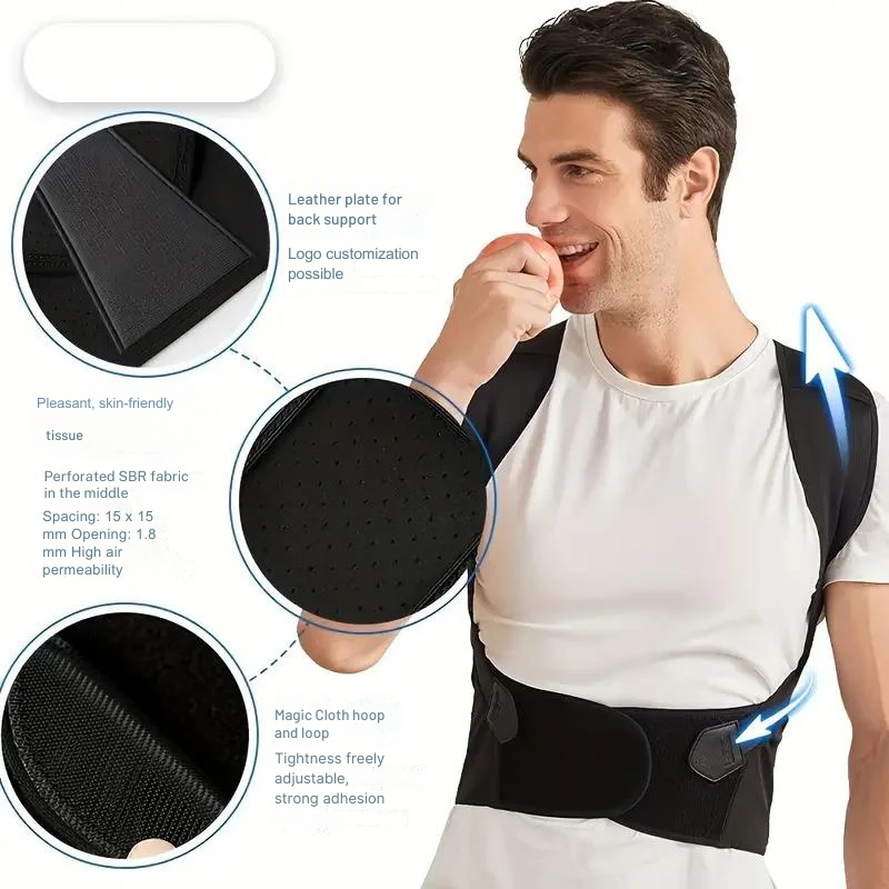 Back Support | Posture Corrector | Support for Upright Shoulders | PosturePro