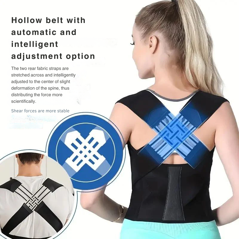 Back Support | Posture Corrector | Support for Upright Shoulders | PosturePro