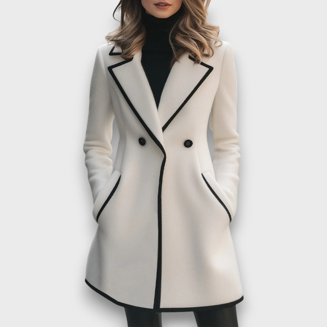 Image of Bailey | Women's Double-Breasted Mid-Length Coat