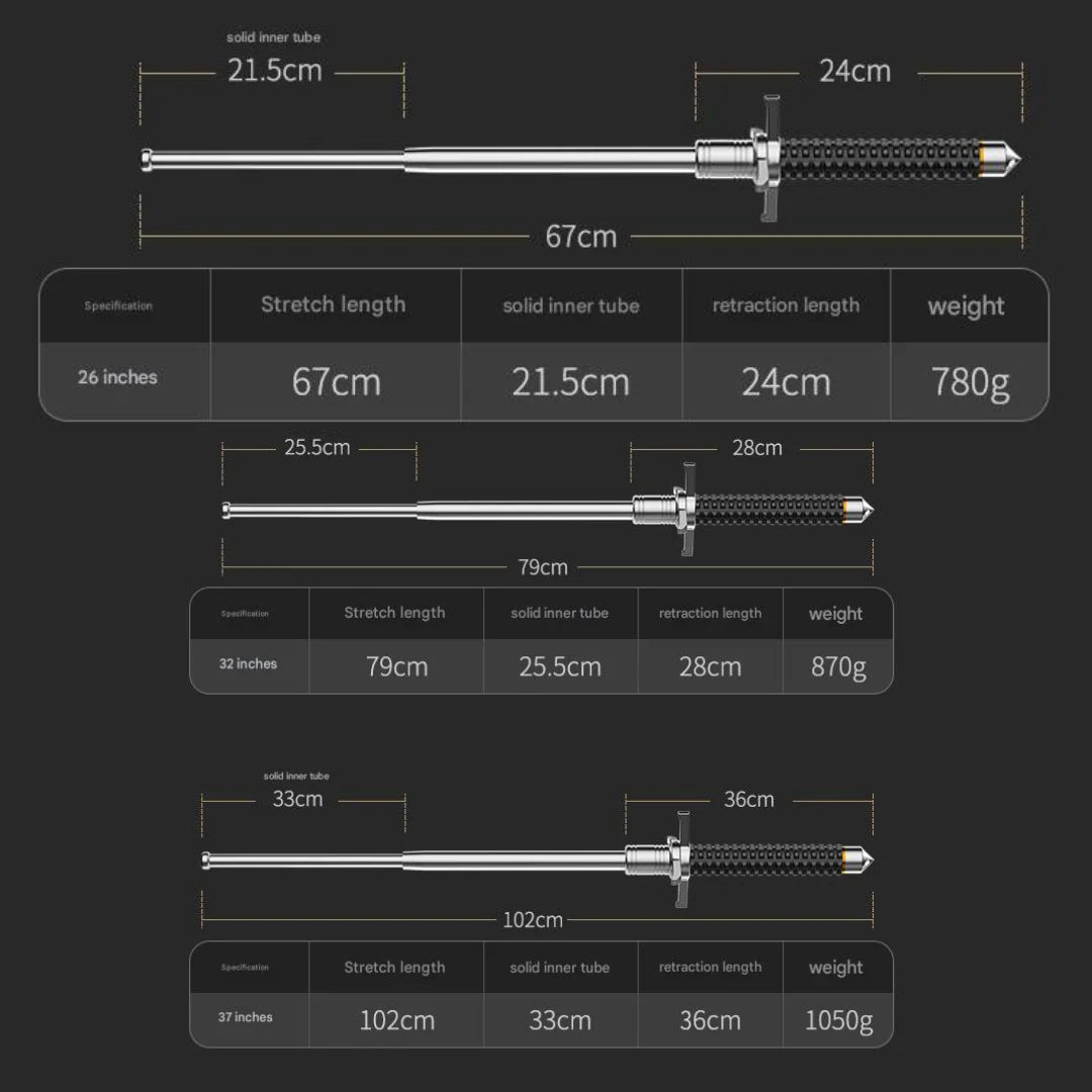 Balance Adjustable Walking Stick