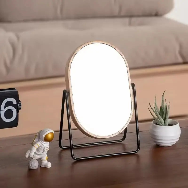 Bamboo Swivel Mirror