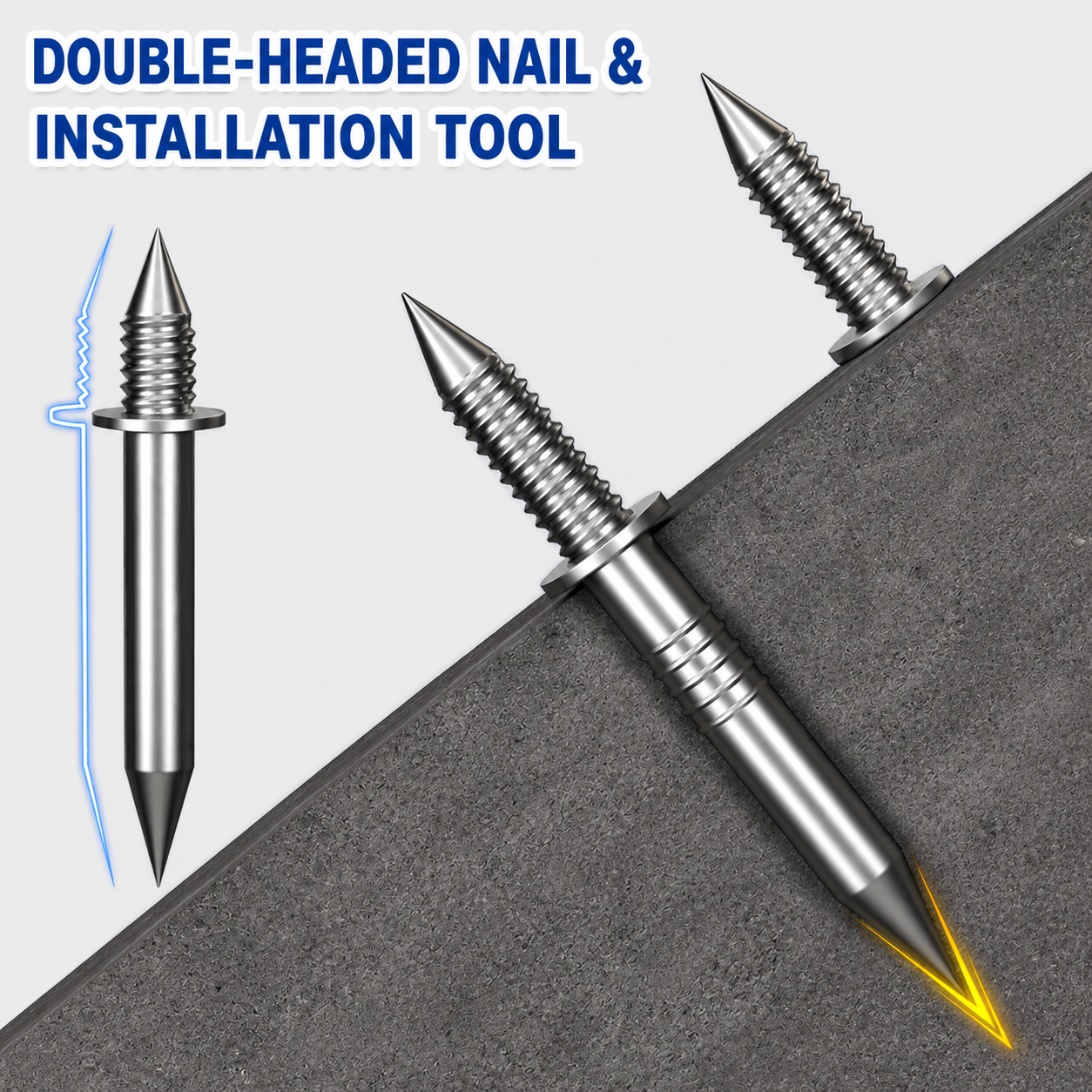 Baseboards | Baseboard Nail Set | Double Head System Installation | BaseFix Pro