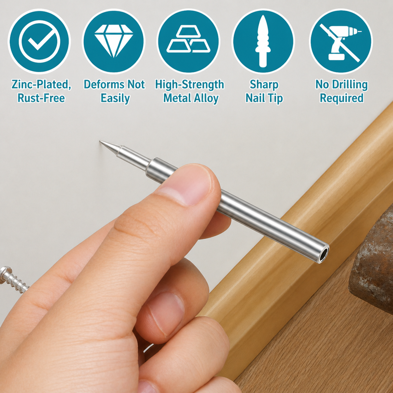 Baseboards | Baseboard Nail Set | Double Head System Installation | BaseFix Pro